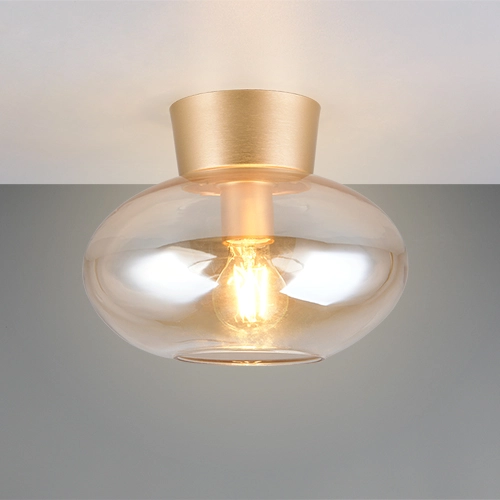 Plafondlamp Sidera amber Ø 26cm Trio 4017807697261