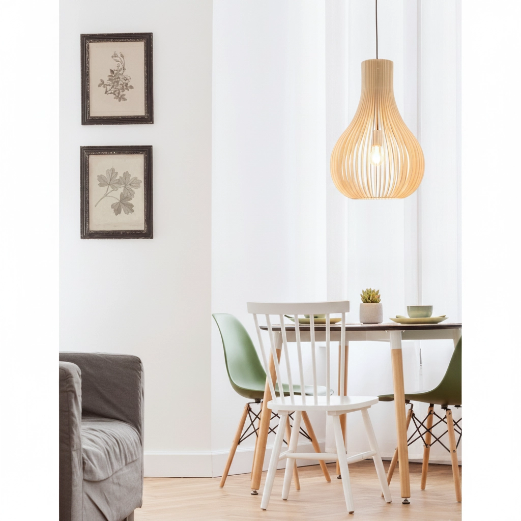 Moderne hanglamp Soho hout Ø 38cm