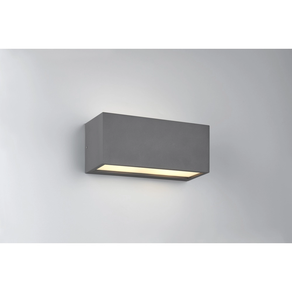 Design wandlamp Mayenne antraciet Trio 4017807603460