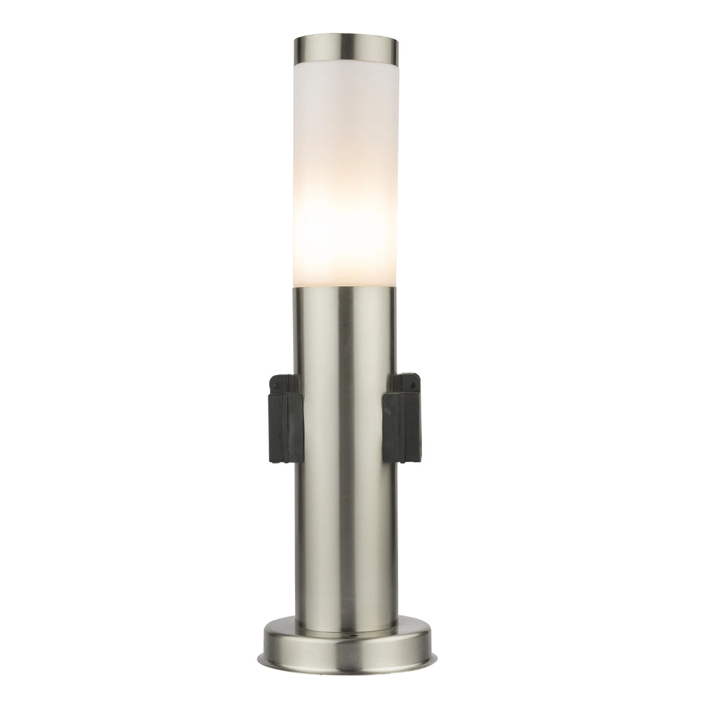 Tuinlamp Boston RVS met stopcontact Globo 9007371123926