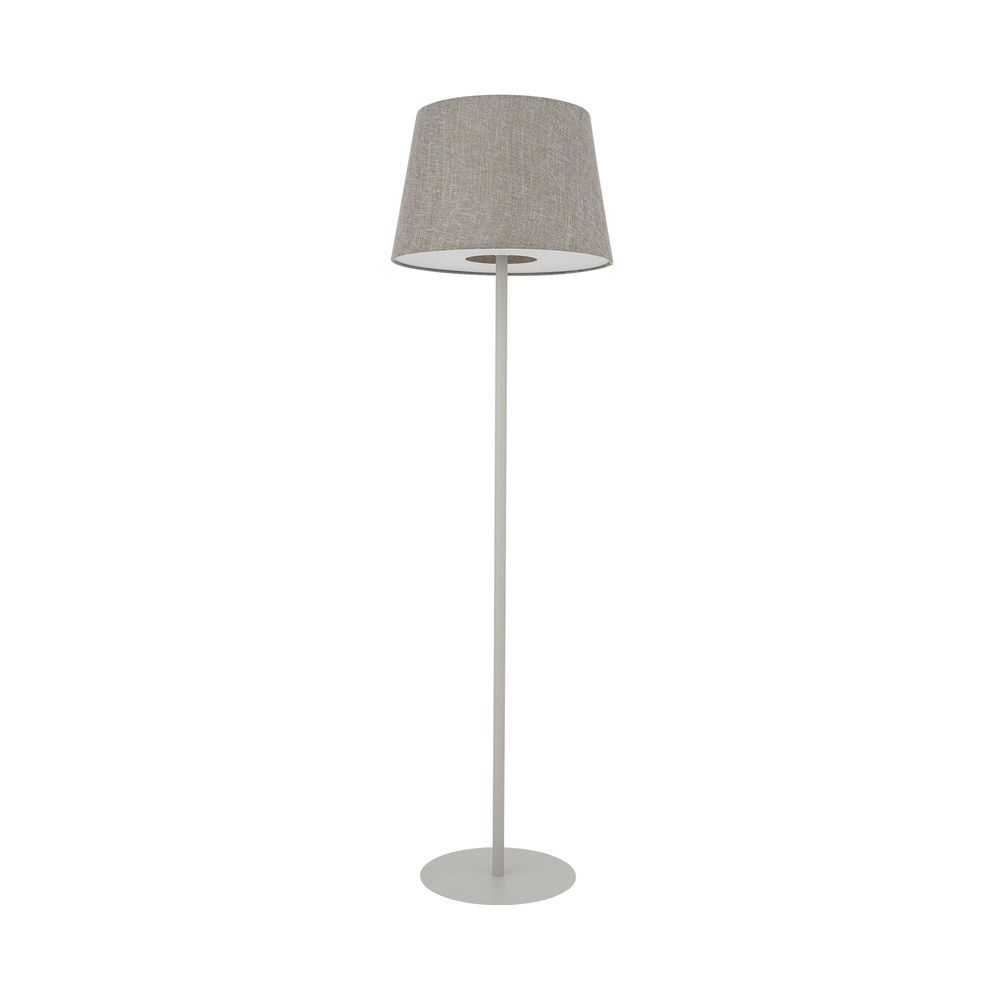 Vloerlamp Tutoia zand bruin Ø 46cm