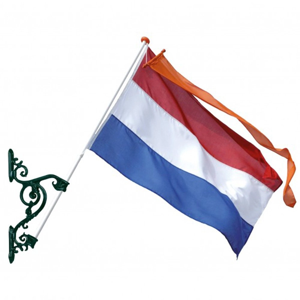 Vlaggestokhouder Classic zwart KS verlichting 8714732582346