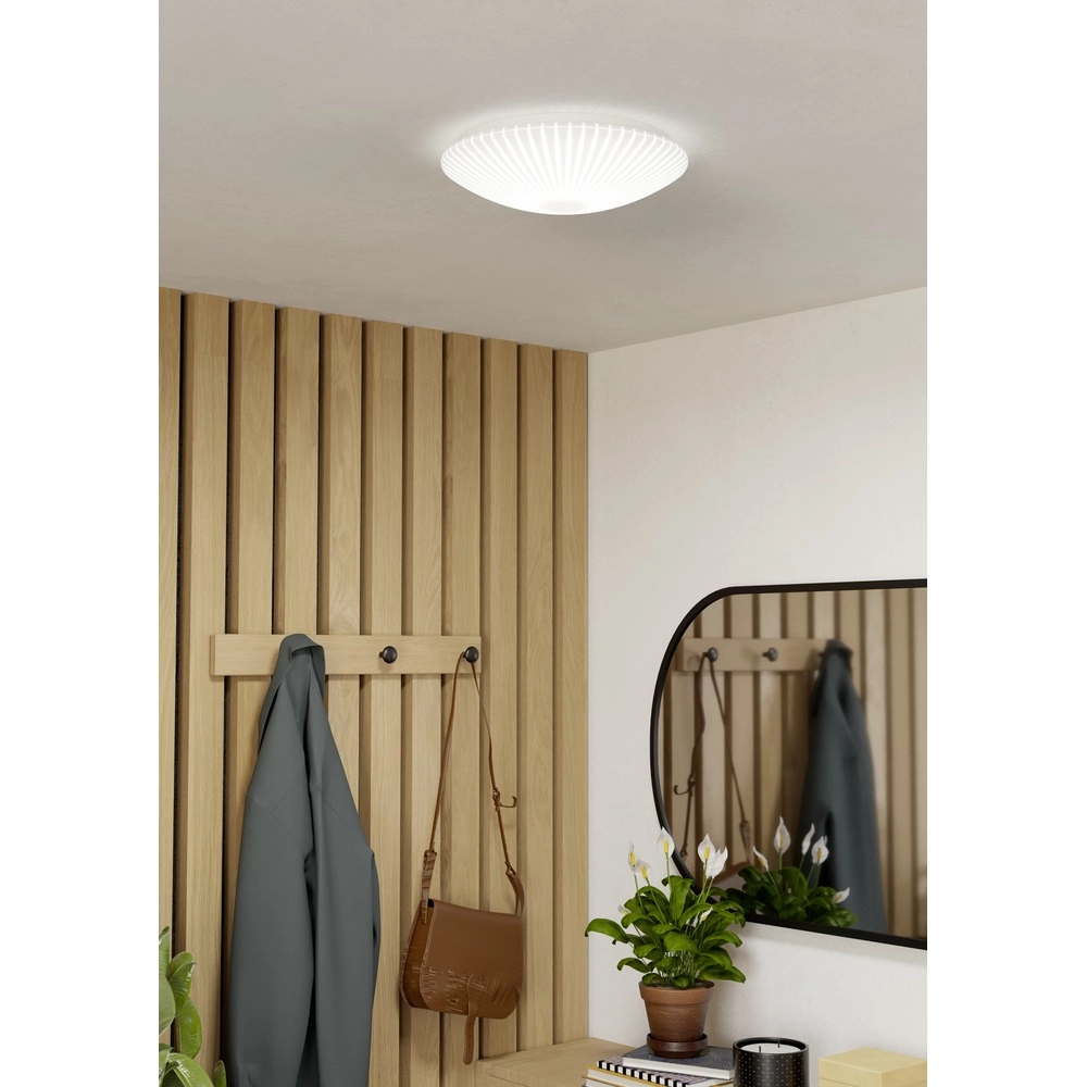 Witte plafonniere Allerona Ø 30cm Eglo 9008606408917
