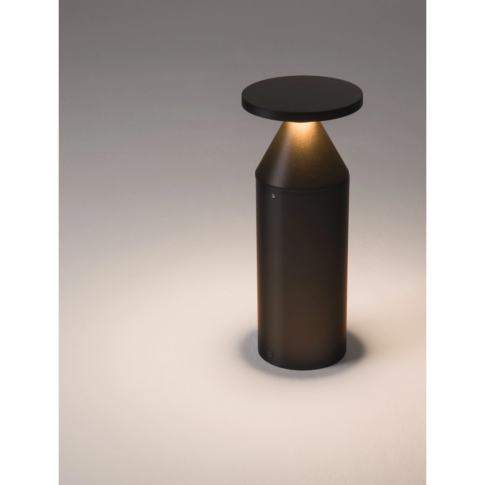 Zwarte design lamp Neve 30cm