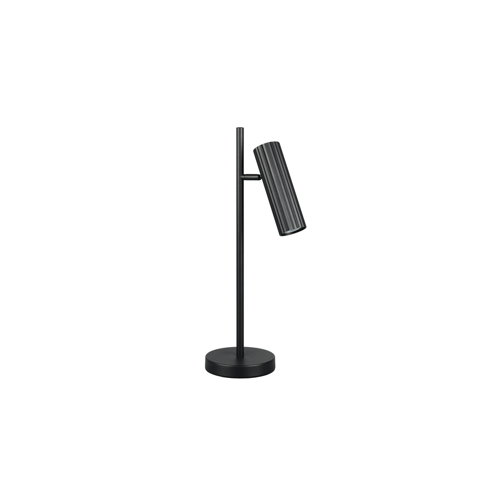 Strakke tafellamp Soka zwart Trio 4017807658712