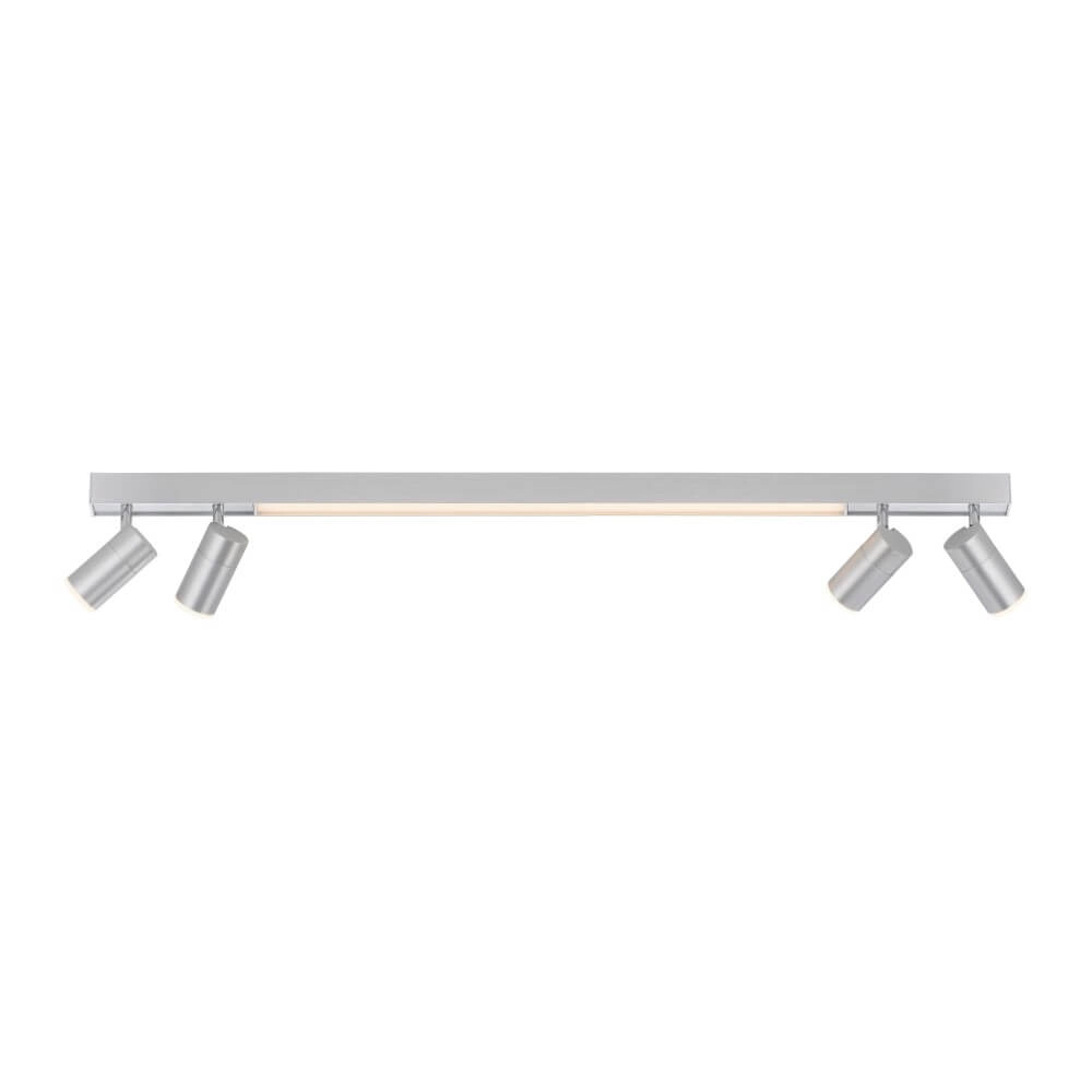 Strakke plafondlamp Pure Lines Spot aluminium Paul Neuhaus 4012248366370