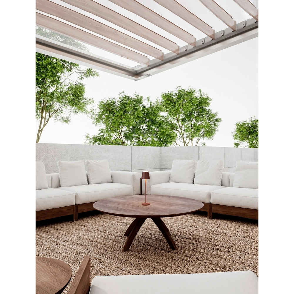 Tafellamp Petit roestbruin oplaadbaar Lyora 5212017450784