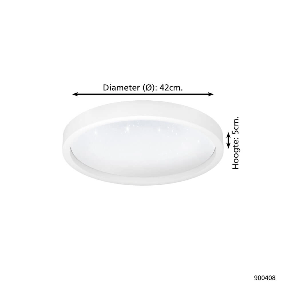 Plafonnière Zigbee Montemorelos-Z Ø 42cm wit Eglo 9008606243815