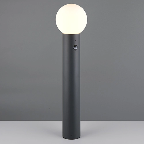 Bol tuinlamp 80cm Mures antraciet met sensor
