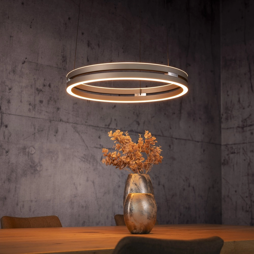 Kantoor hanglamp Pure E-Loop bronce - Ø 50cm Paul Neuhaus 4012248398357