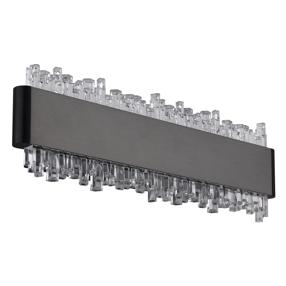 Zwarte wandlamp Stalagmita 25cm Globo 9007371578740