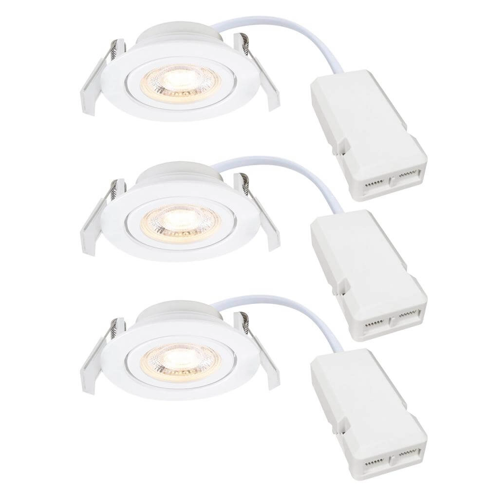 Set van 3 spots Monolo wit