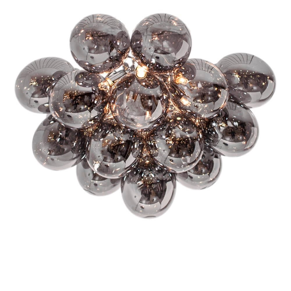 Plafondlamp Gross smoke glas 50cm