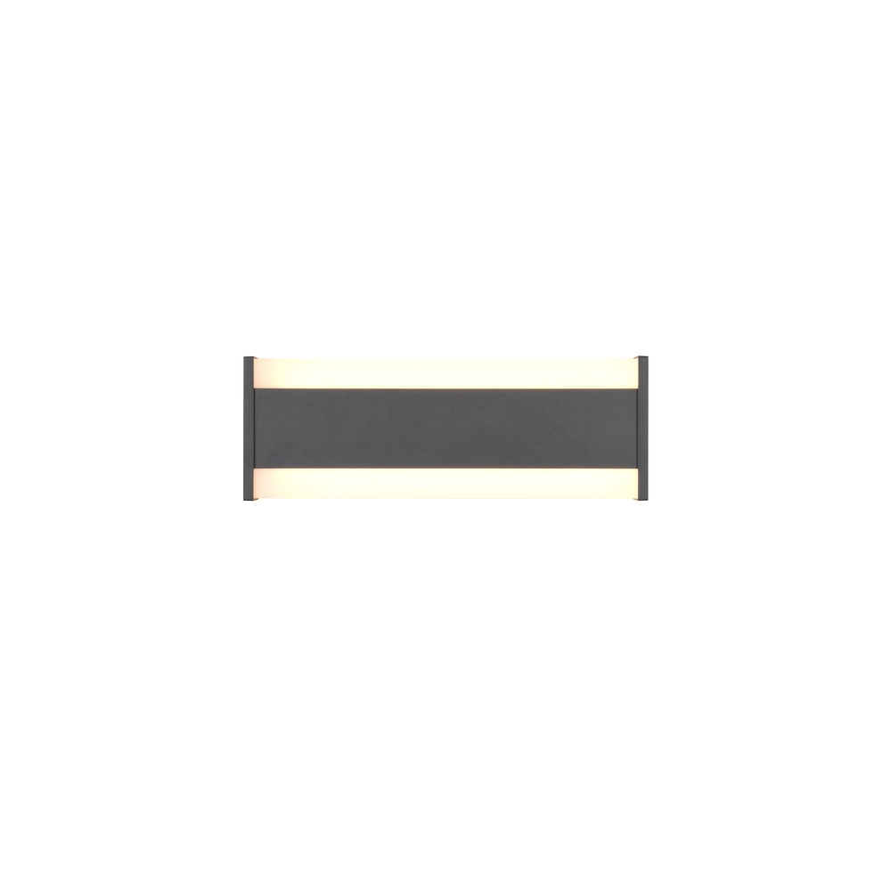 Wandlamp Dawson design antraciet 30cm Trio 4017807603484