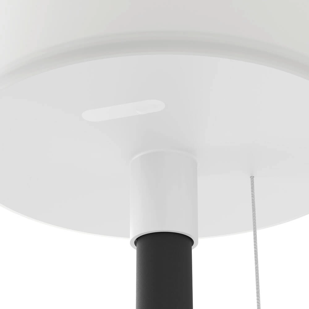 Design terraslamp Montapalma zwart met wit Eglo 9002759758912