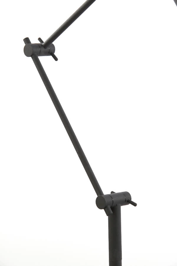 Zwarte leeslamp Rijeka 150cm Light & Living 8717807742171