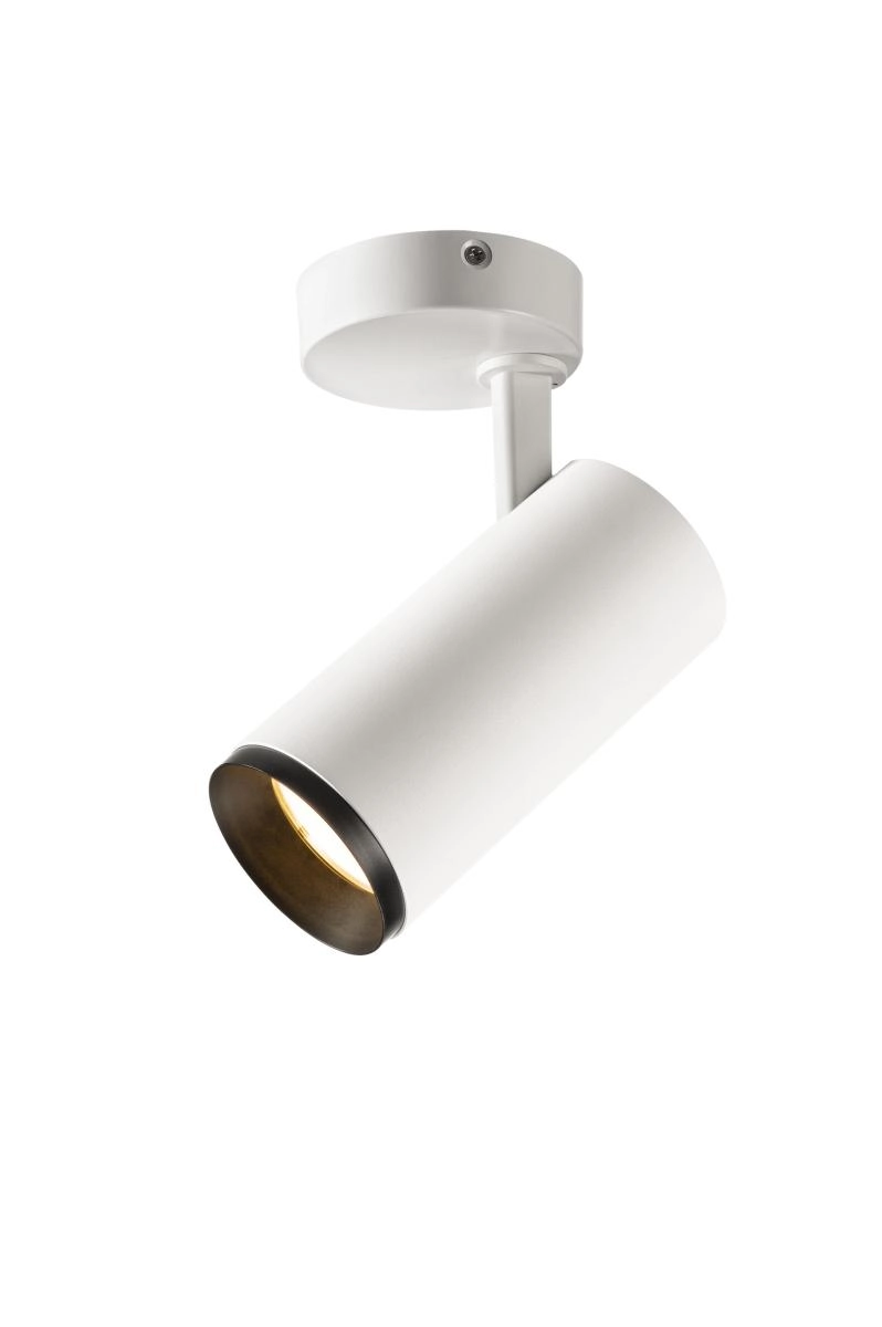 Opbouwspot Numinos M wit/zwart 2700K - 60gr