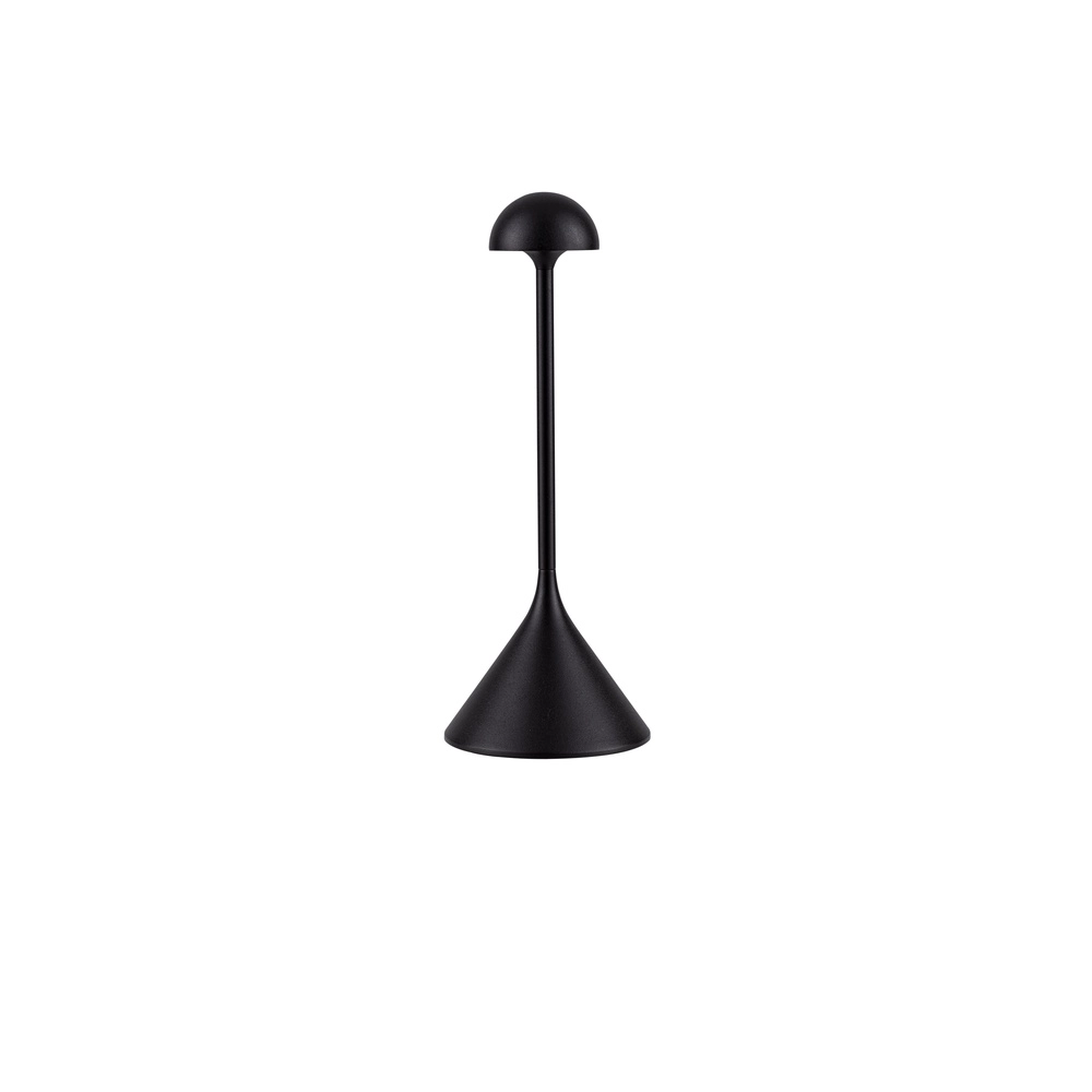 Tafellamp Dalt zwart oplaadbaar met USB Lyora 5212017477026