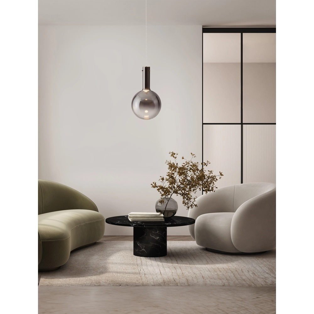 Hanglamp Nostos smoke glas Lyora 5212017449030