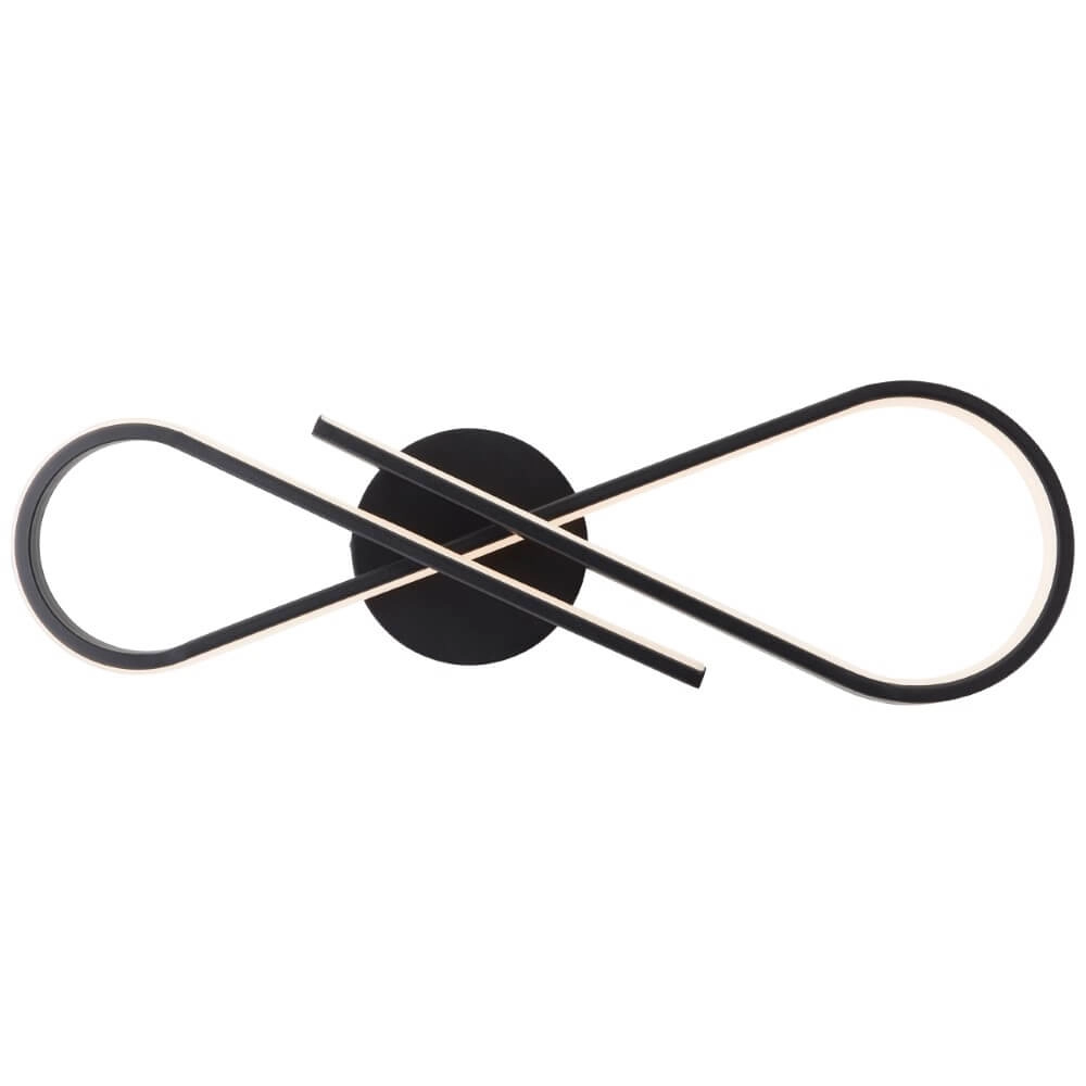 Zwarte plafondlamp Hinton zwart Brilliant 4004353442100