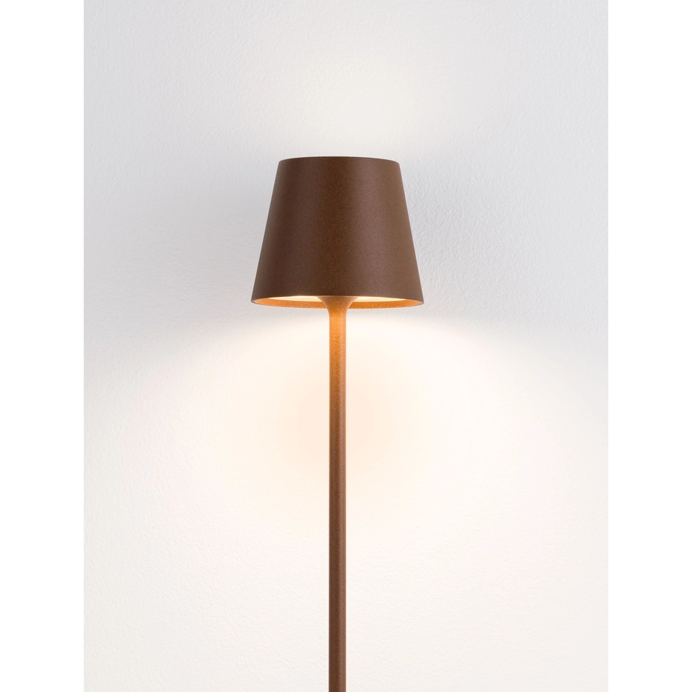 Tafellamp Petit roestbruin oplaadbaar Lyora 5212017450784