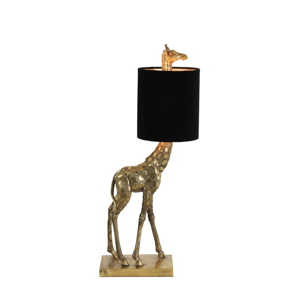 Schemerlamp Giraffe 61cm brons met zwart Light & Living 8717807609412