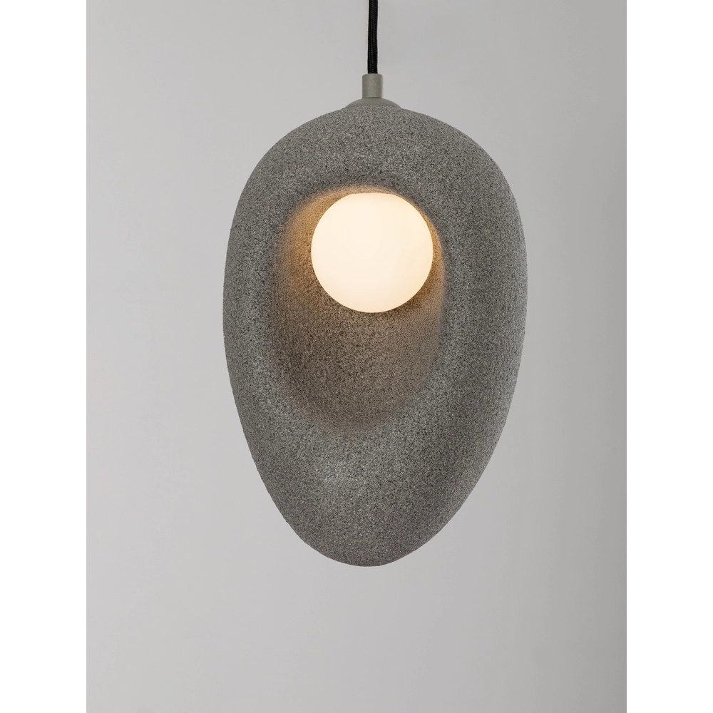 Natuurlijke hanglamp Tempus grijs 30cm Lyora 5212017476838