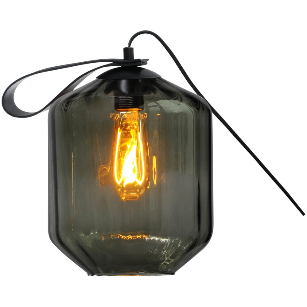 Tafellamp Porto Carry met Jagger green glas