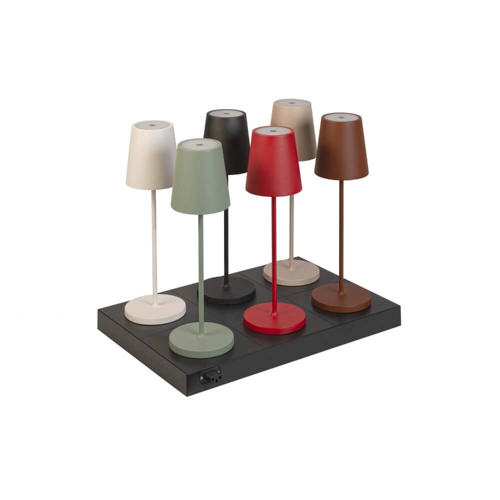 Buiten tafellamp Vinolina Two groen - oplaadbaar SLV 4024163288293