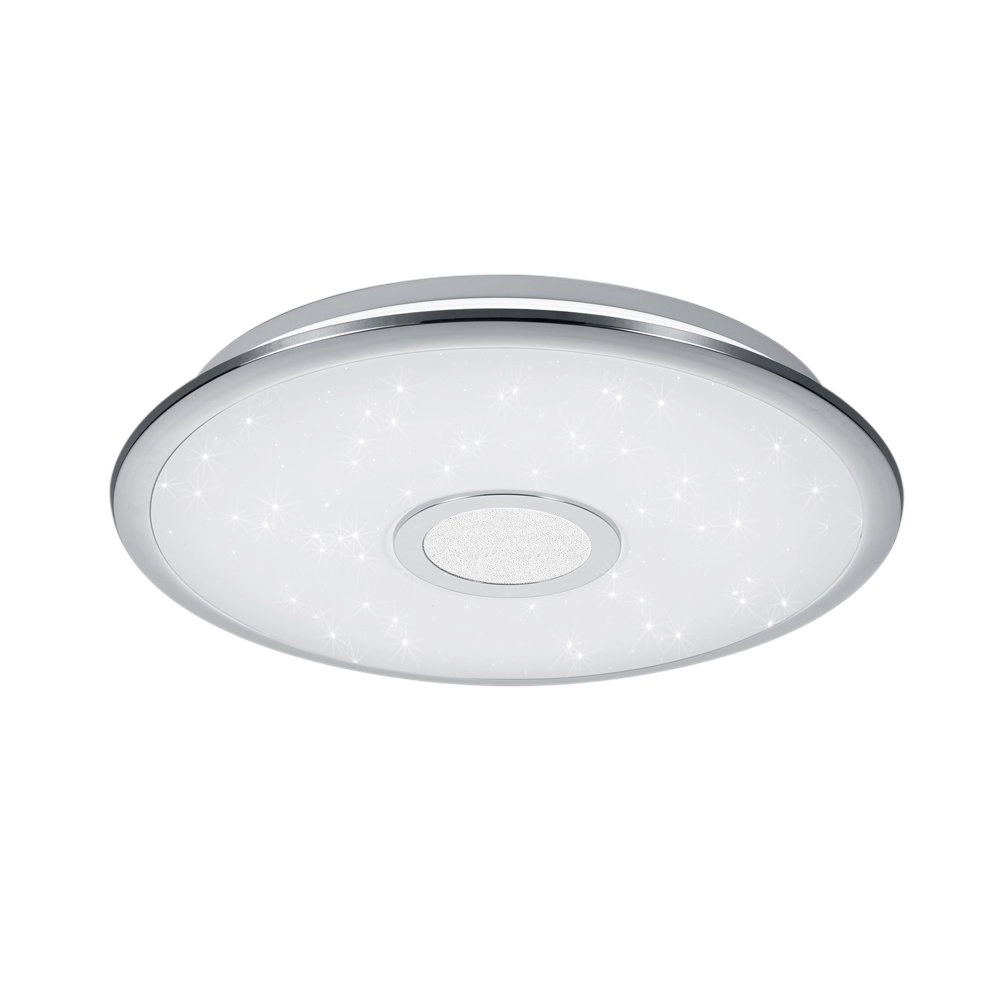 LED plafondlamp Osaka 42cm grijs met stereffect