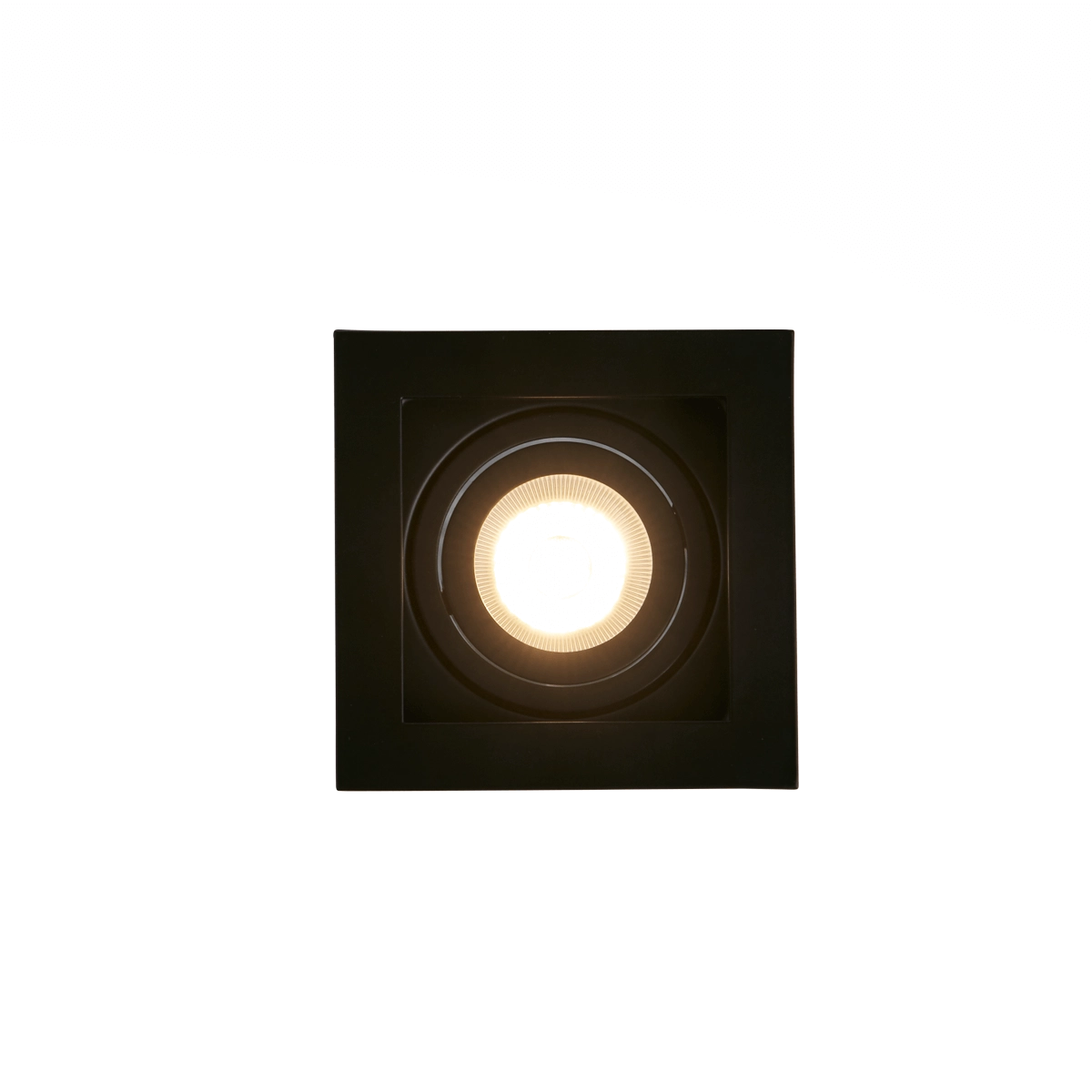 Inbouwspot Grid 1 zwart