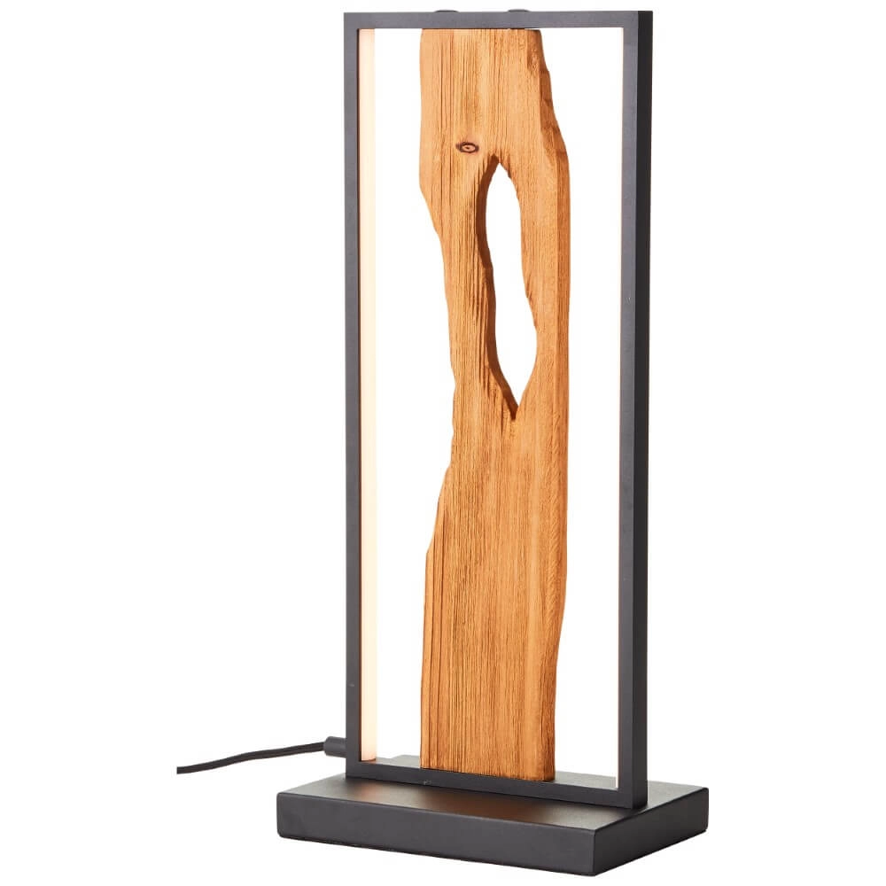 Led tafellamp Chaumont met hout Brilliant 4004353411793