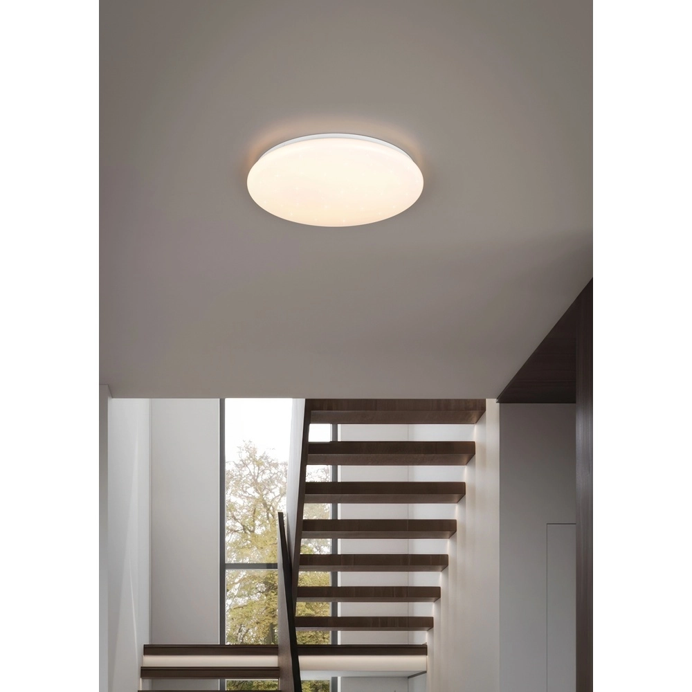 Plafonniere Cetus wit met RGB functie Trio 4017807654561