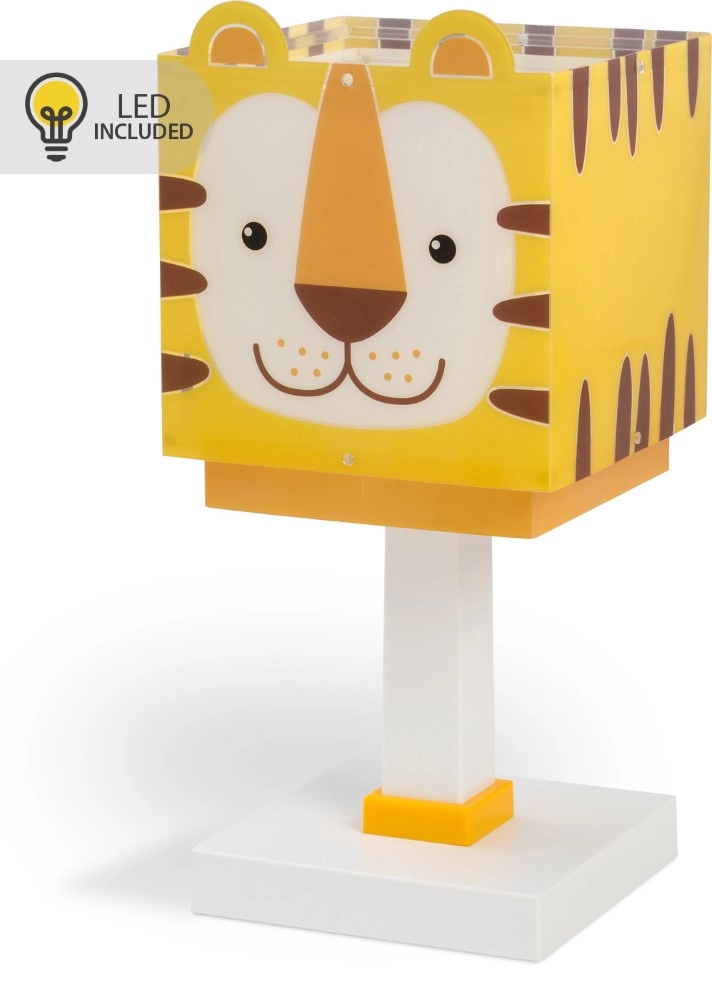 Kinderkamer tafellamp Tiger geel