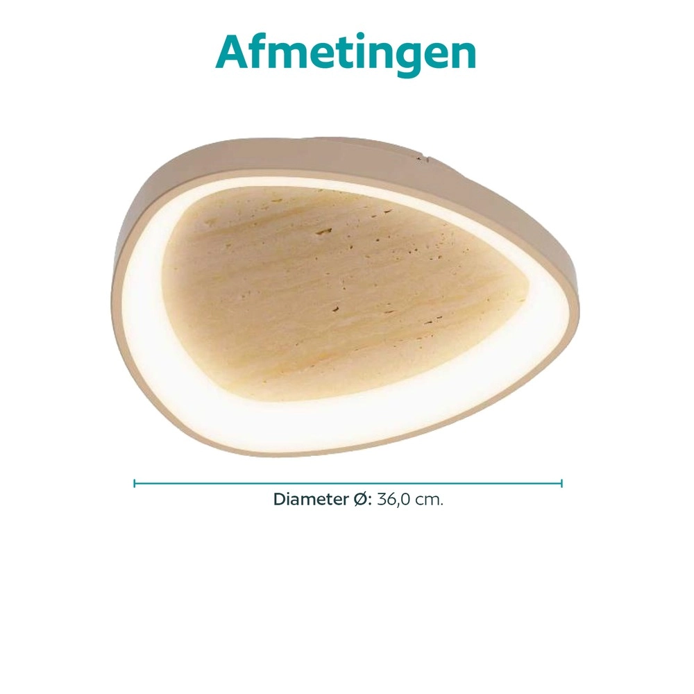 Moderne plafondlamp Meliciano zand bruin Eglo 9008606407095