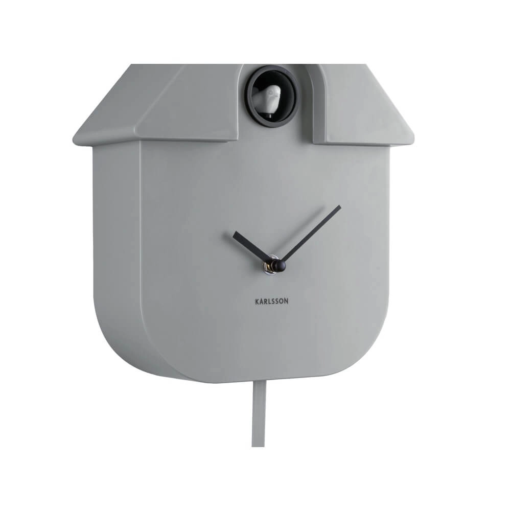Wandklok Modern Cuckoo grijs Karlsson 8714302696961