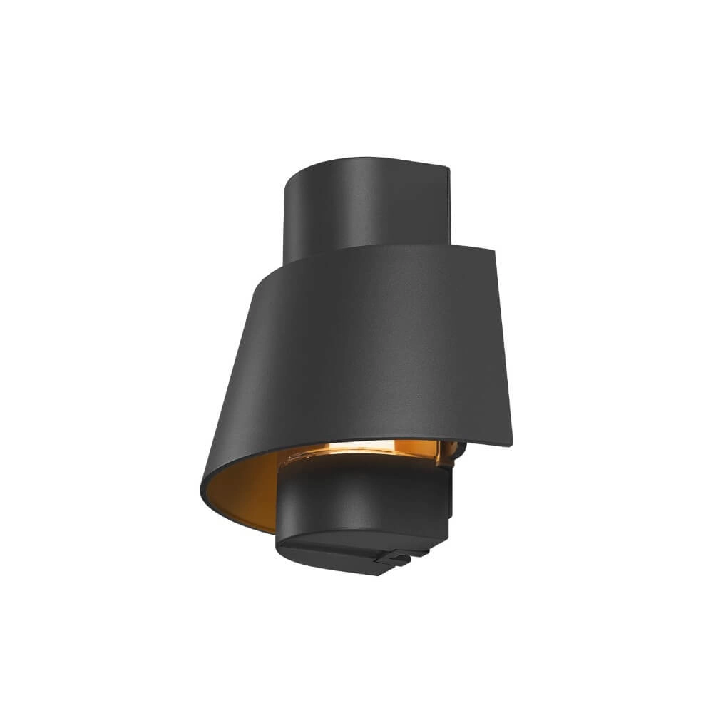 Zwarte muurlamp Photoni 1x E27 SLV 4024163280969