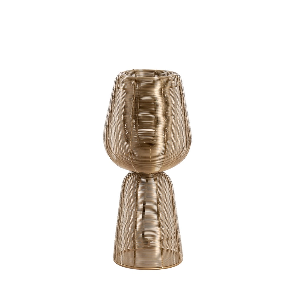 Tafellamp Aboso goud Ø 18cm Light & Living 8717807701550