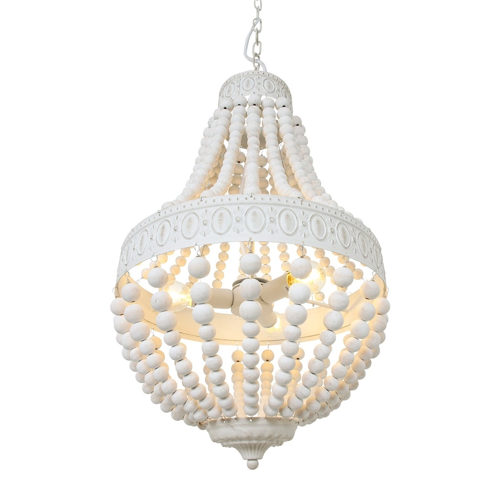 Witte kroondluchter Ella Ø 40cm Steinhauer 8712746132083