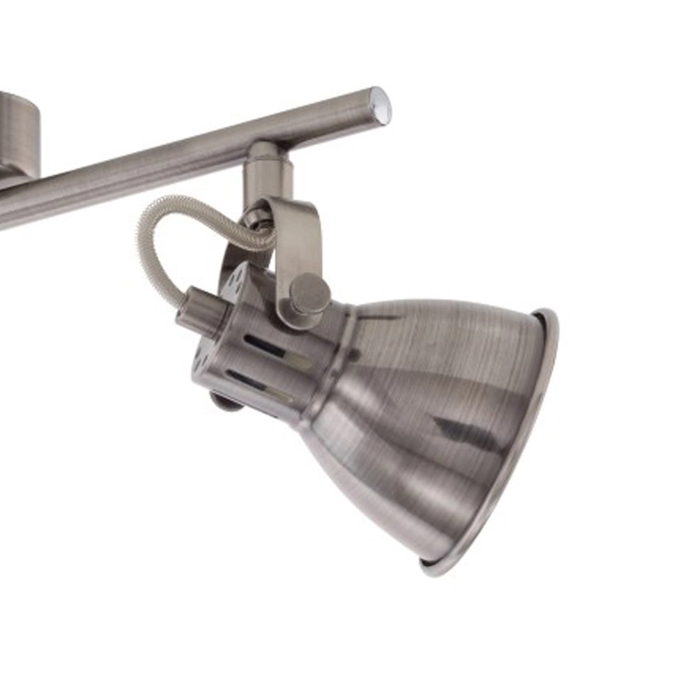 Led plafondspot Seras 2-lichts nikkel met creme Eglo 9002759965532