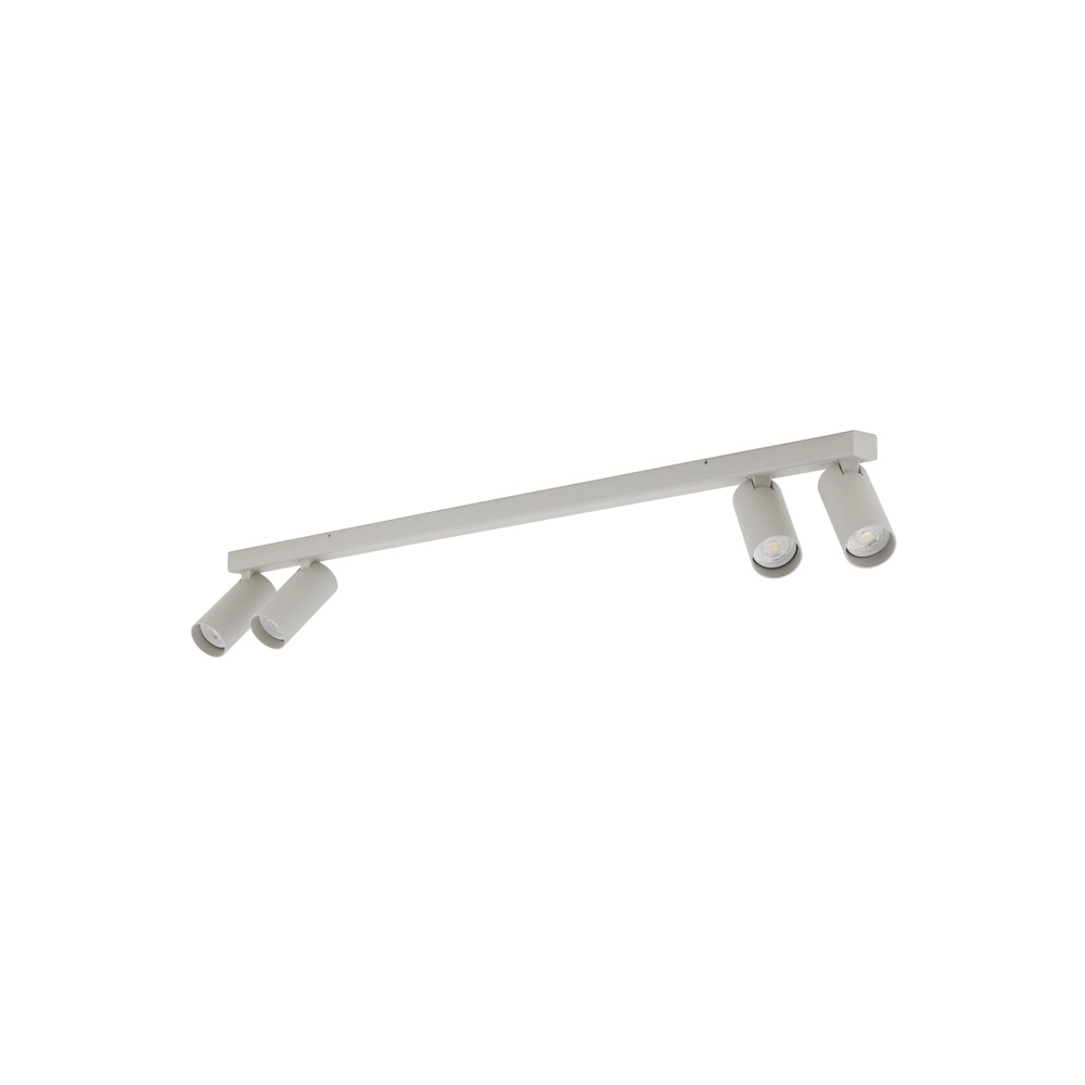 Opbouwspot 4x GU10 Fourty licht grijs Lyora 5903139114387