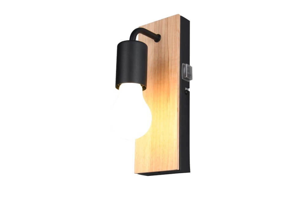 Landelijke badkamer wandlamp Arturo 1x E27 Trio 4017807615678