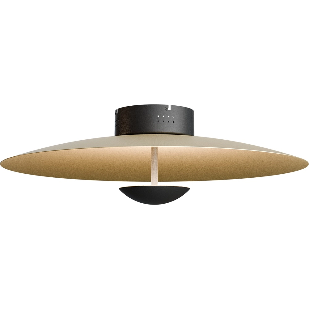 Plafondlamp Scala Ø 60cm zwart met goud