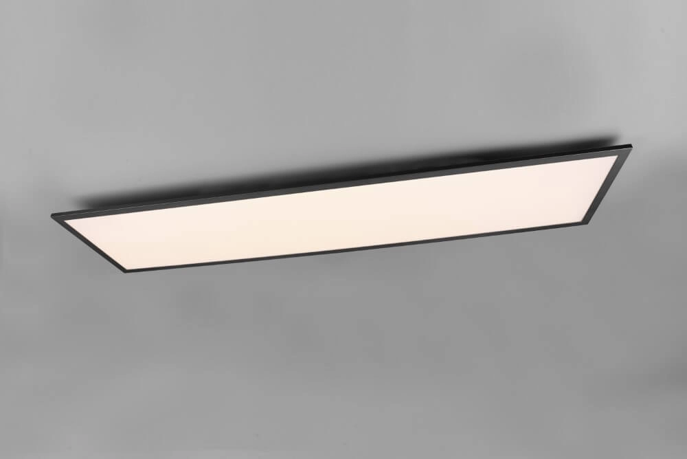 Plafonnière Alpha 120cm - 3000K zwart