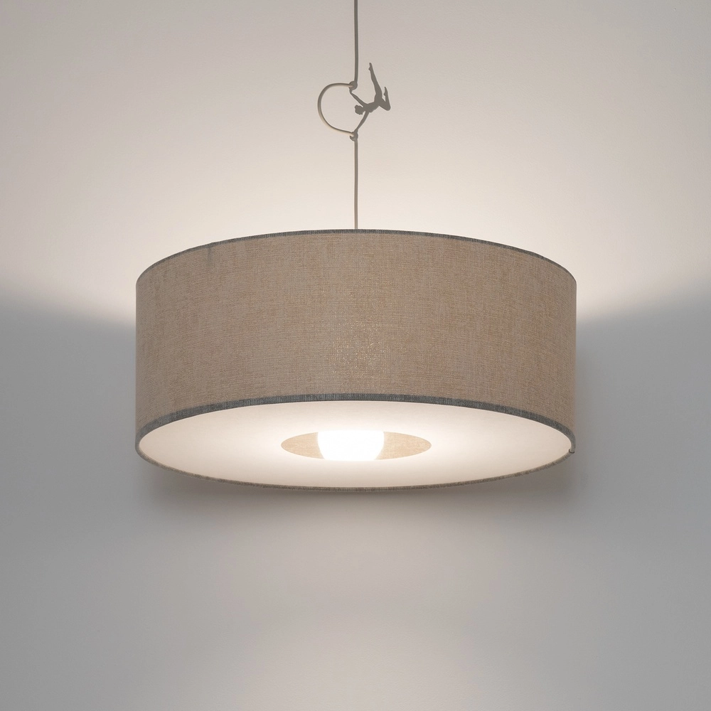 Hanglamp Cedro zand bruin Ø 50cm Lyora 5903139116657