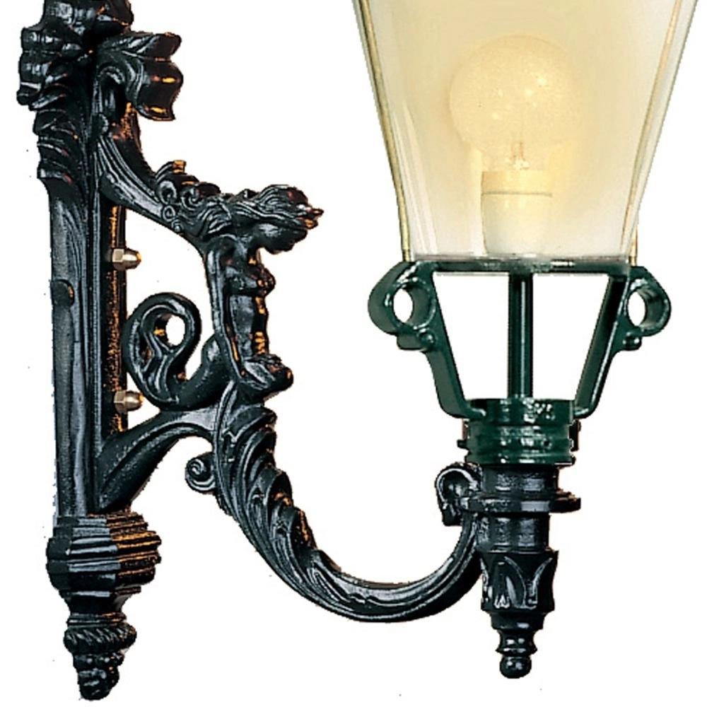 Nostalgische buitenlamp Odense zwart KS verlichting 8714732128544
