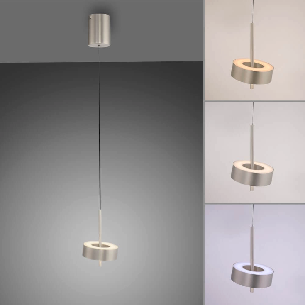 Hanglamp Q-Rotate aluminium modern Paul Neuhaus 4012248383148