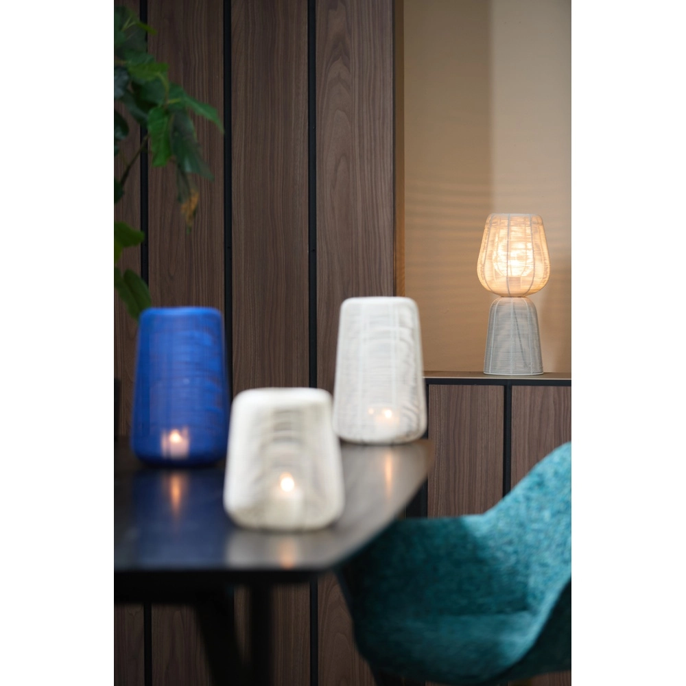 Tafellamp Aboso wit Ø 18cm Light & Living 8717807701529