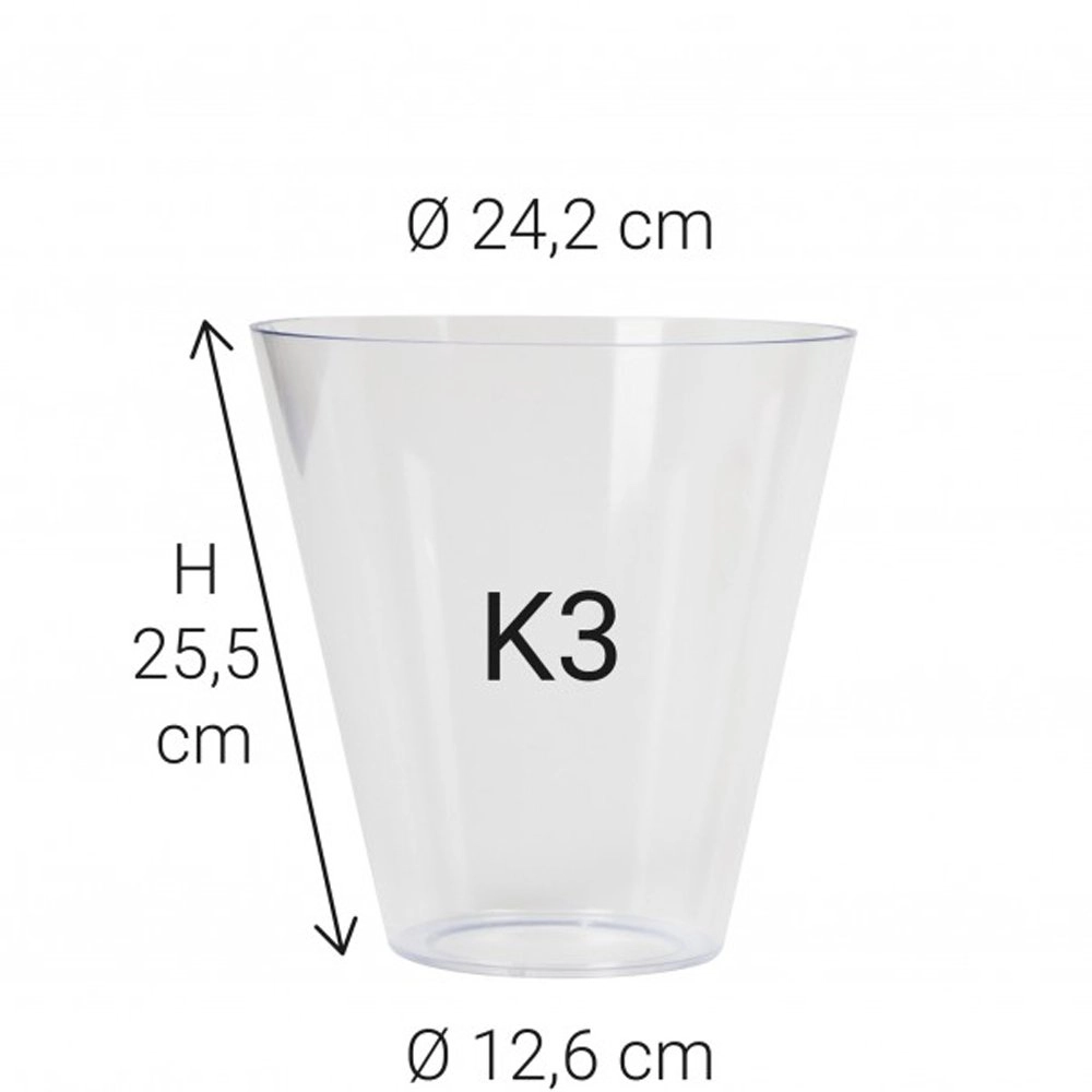 Glasbeker Poly K3 KS verlichting 8714732580502