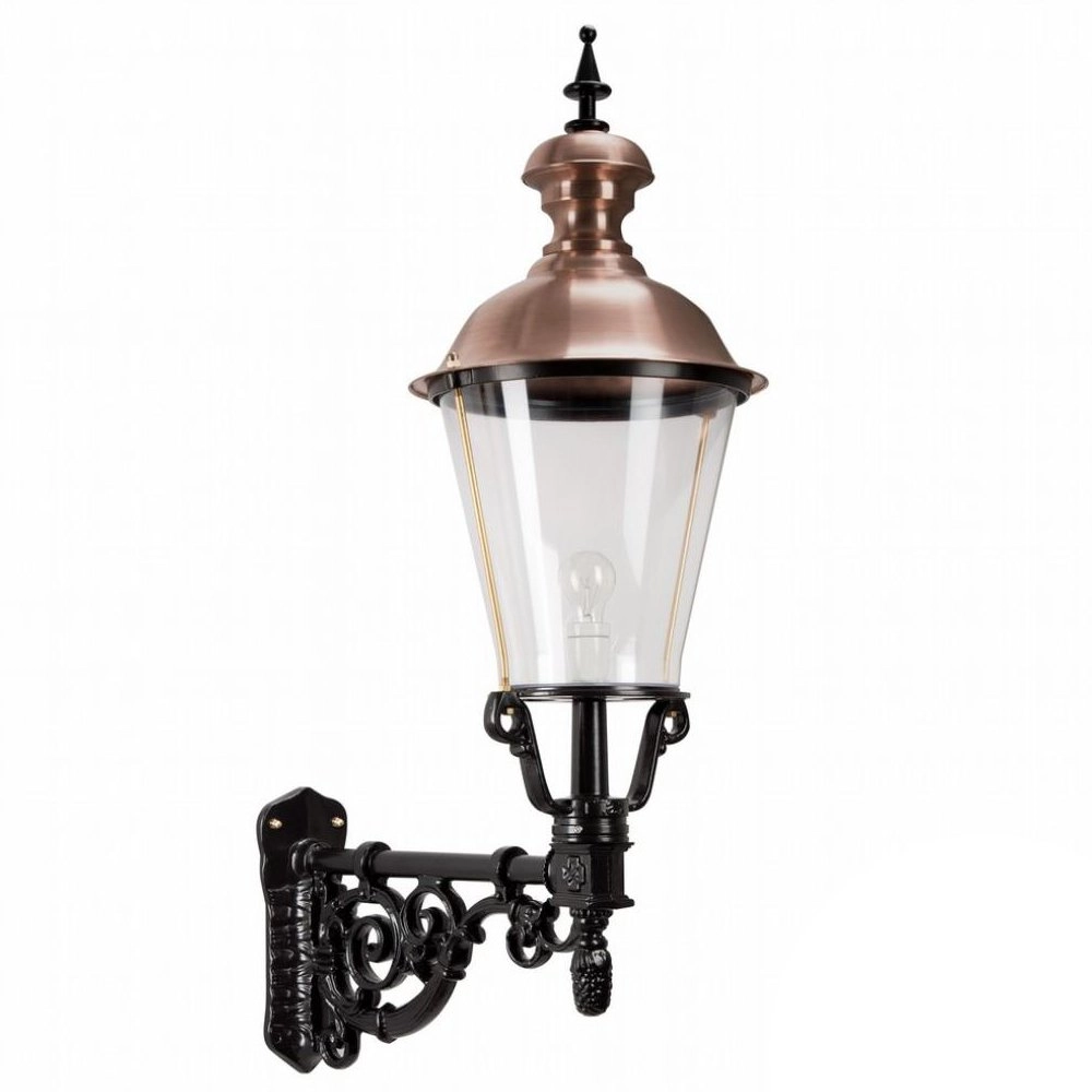 Nostalgische buitenlamp Amsterdam zwart